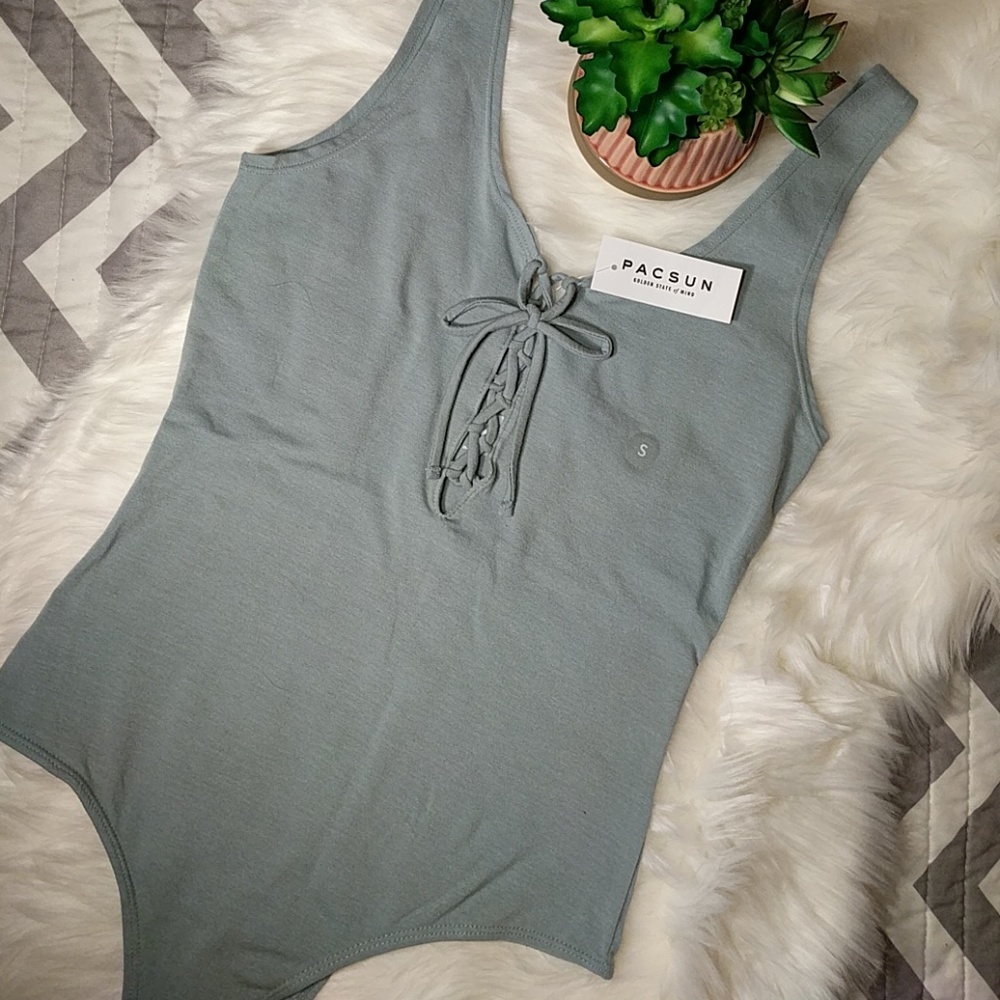 NWT Pac Sun One Piece Body Suit Tank- S